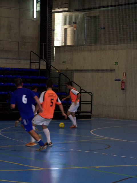 Alberto iniciando jugada